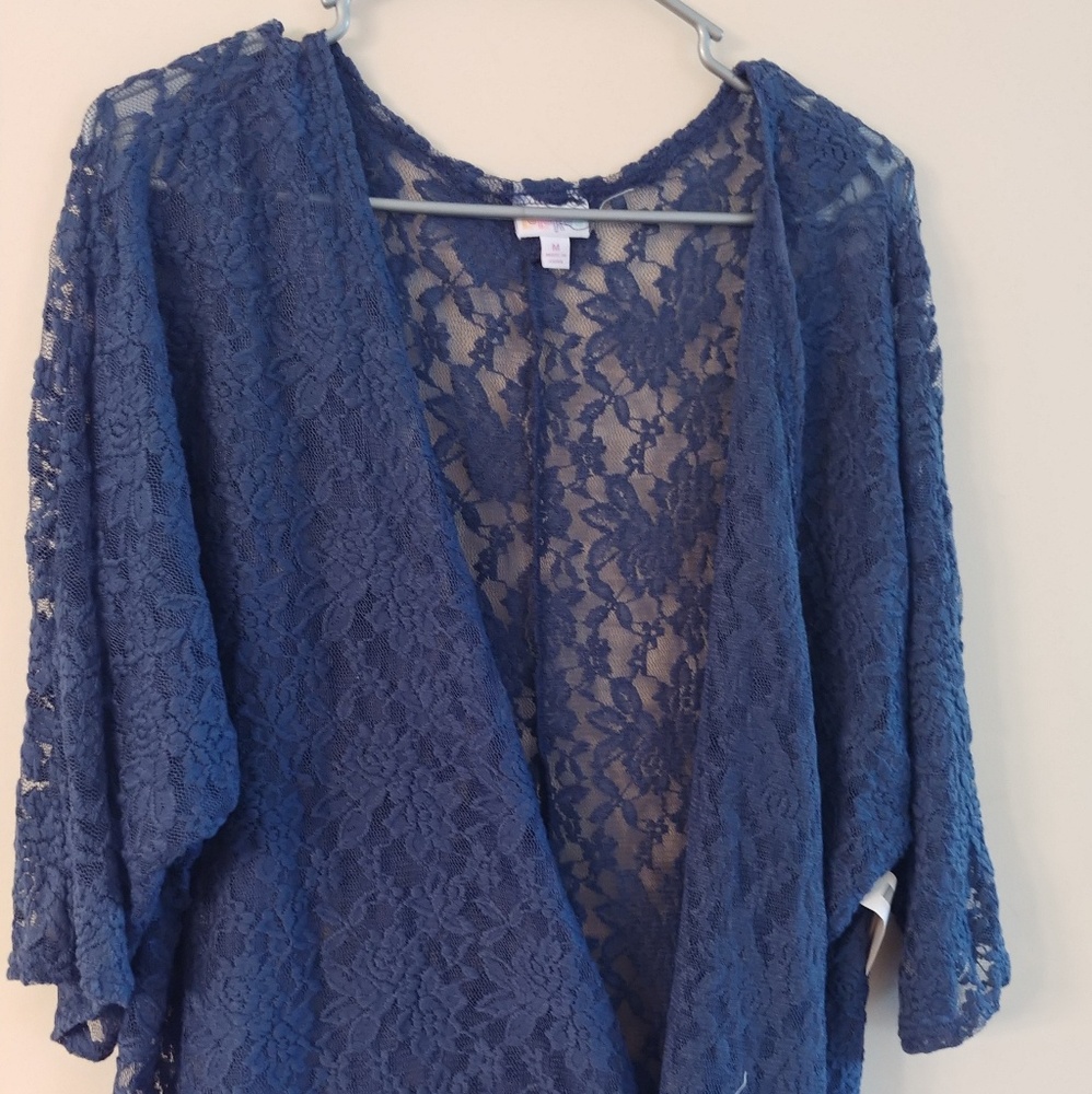 Lularoe Navy Lace Lindsay - Medium